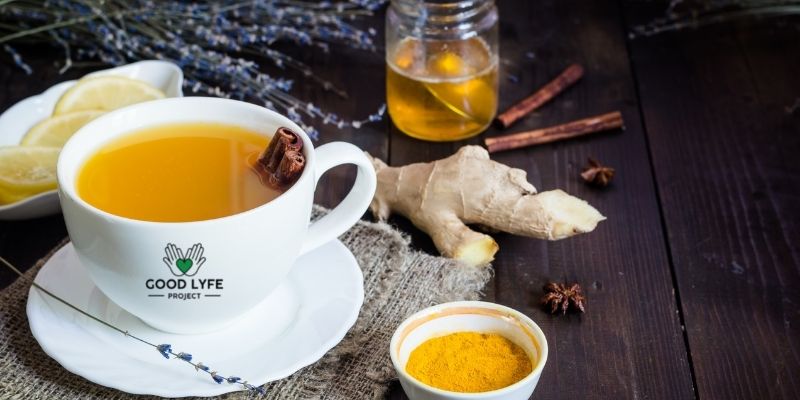 Energizing Turmeric-Tulsi-Ginger Golden Tea