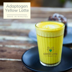 Good Lyfe Project Ashwagandha Superoot Powder Adaptogen Yellow Latte