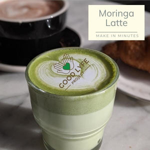 Good Lyfe Project Moringa SuperLeaf Powder Moringa Latte