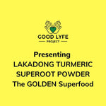 Load and play video in Gallery viewer, Buy Online LAKADONG turmeric Powder Certified Organic India made Video introduction Good Lyfe Project
