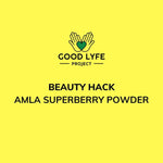 Load and play video in Gallery viewer, Buy Online Amla Powder Certified Organic India Made Hair Growth Beauty Hack Good Lyfe Project
