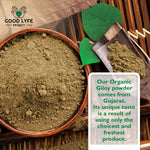 Load image into Gallery viewer, Buy Online Giloy Powder Certified Organic India Made USDA Powder shot Good Lyfe Project
