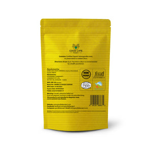 Buy Online Organic Ashwagandha Superoot Powder Pack 200 gms Back - Good Lyfe Project