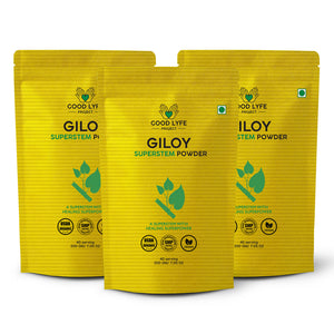 Buy Online Giloy Powder Certified Organic India Made USDA Multiple Pack Shots Good Lyfe Project